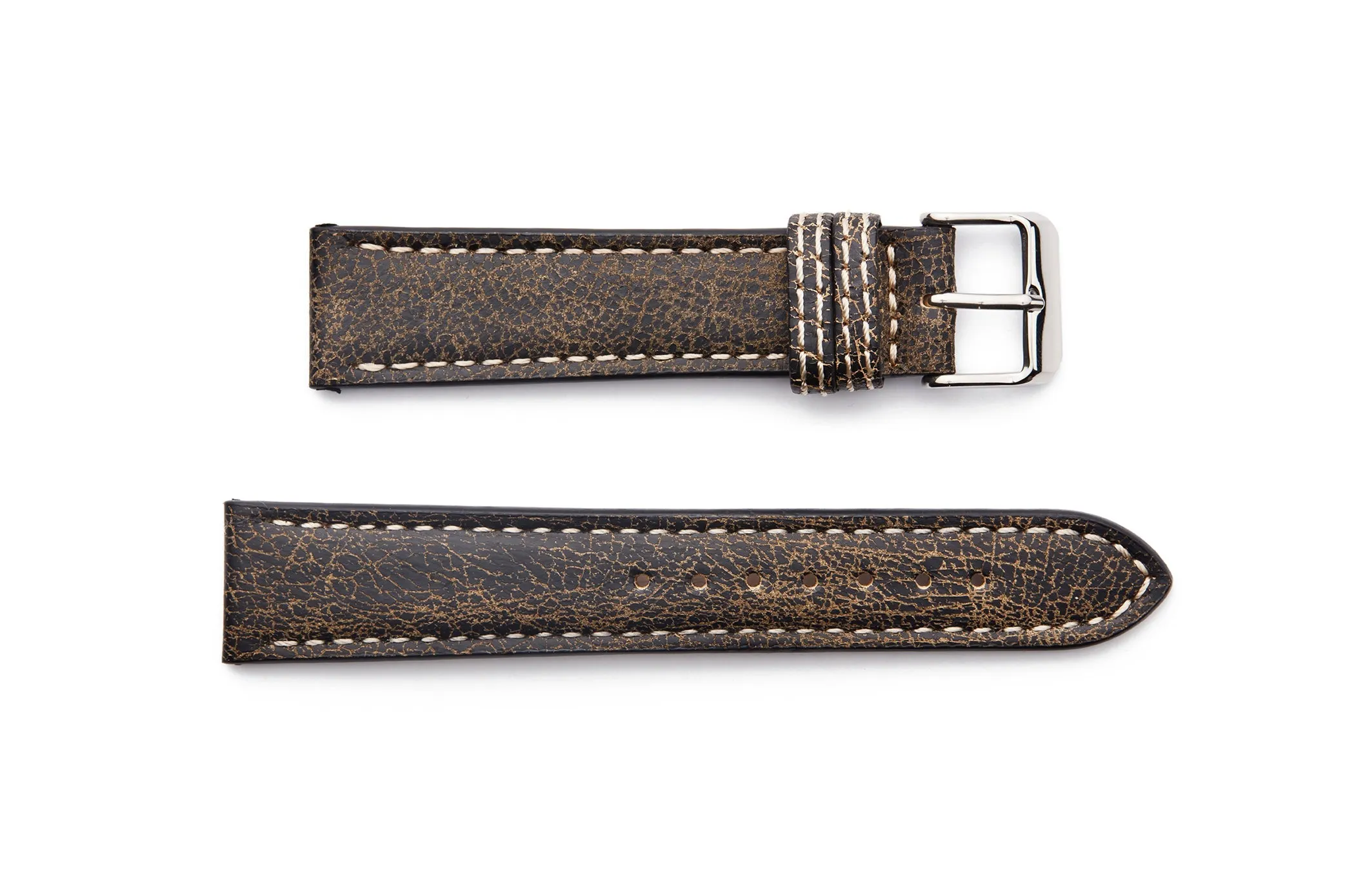 EBH-984 Antique Bomber Leather Regular Watch Strap