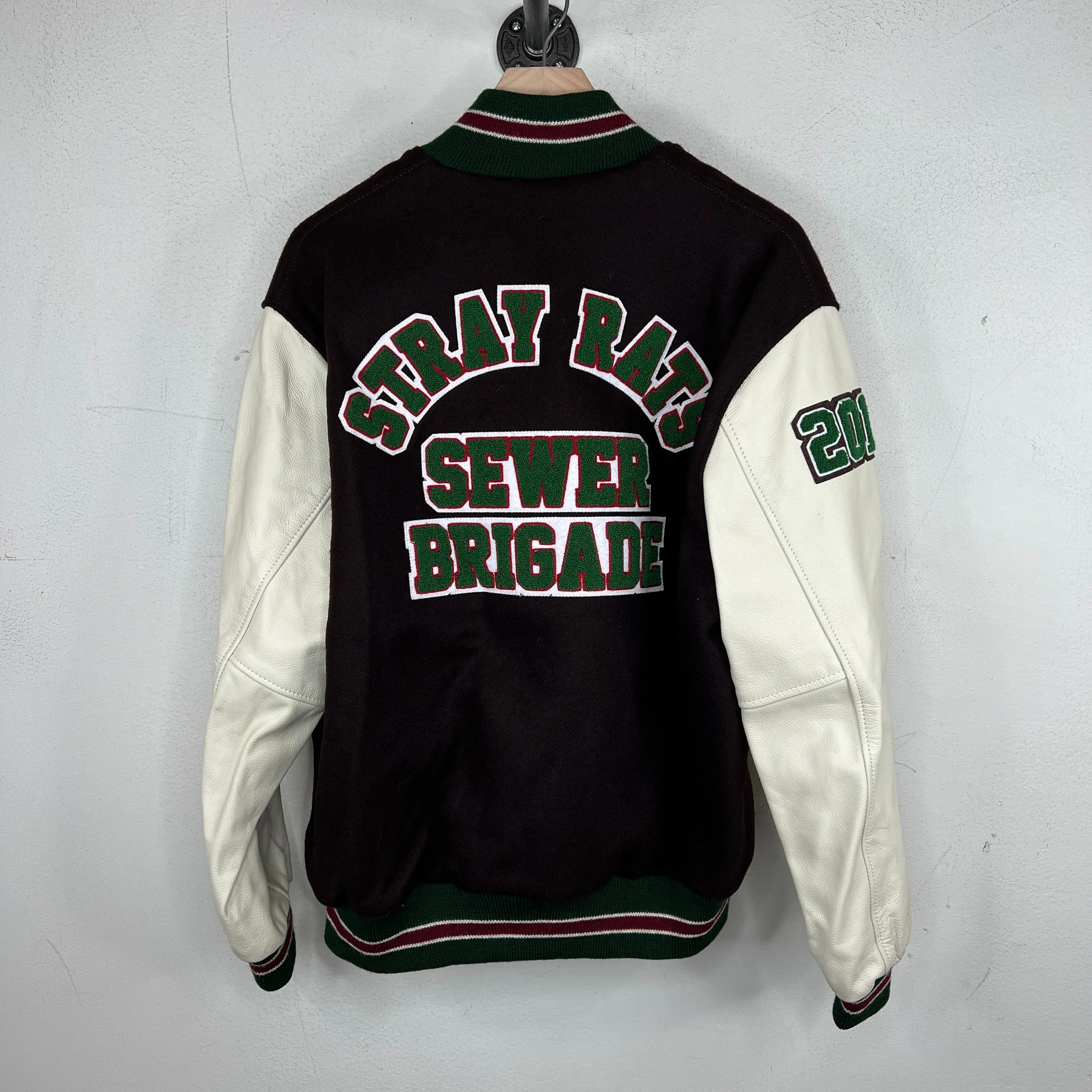 Stray Rats Brown Varsity Jacket